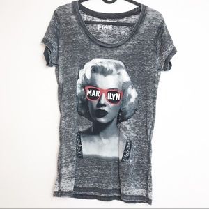 Mighty Fine Marilyn Monroe Graphic T-Shirt-Large